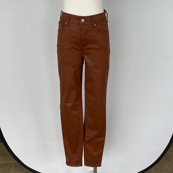 NWT WHBM Highrise Coated Skinny Jeans Size 2R - Picture 4 of 16